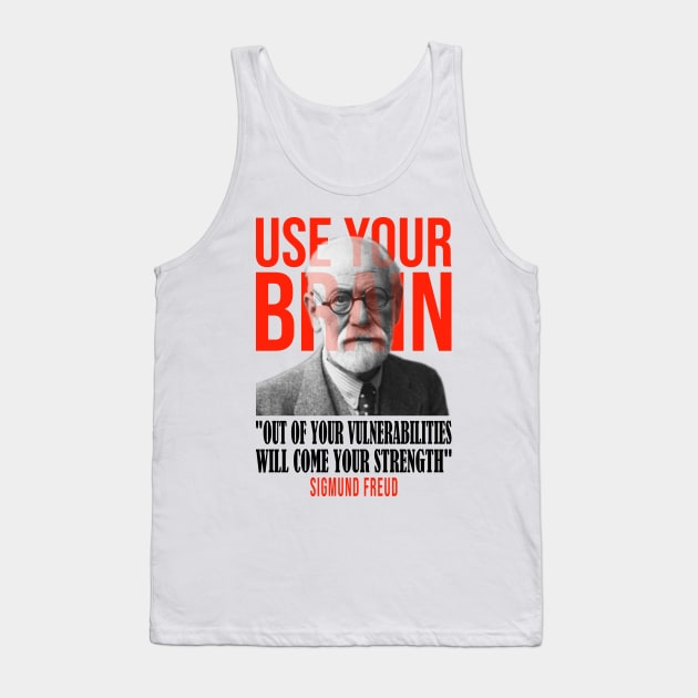 Use your brain - Sigmund Freud Tank Top by UseYourBrain